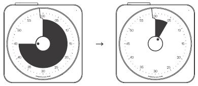 mooas 시계 설정 사용방법(무아스 아날로그 집중 타이머)